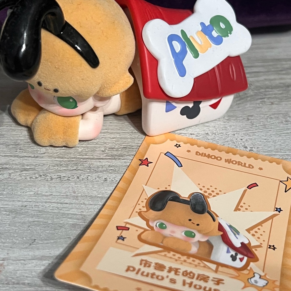 Cute DIMOO World Pluto Figurine